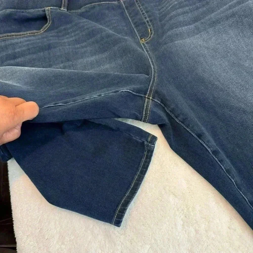 Betabrand Yoga‎ Denim Skinny Jeans Womens 3X Long Pull On Jeans